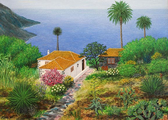 La Palma (Finka mit Blick auf das Meer)